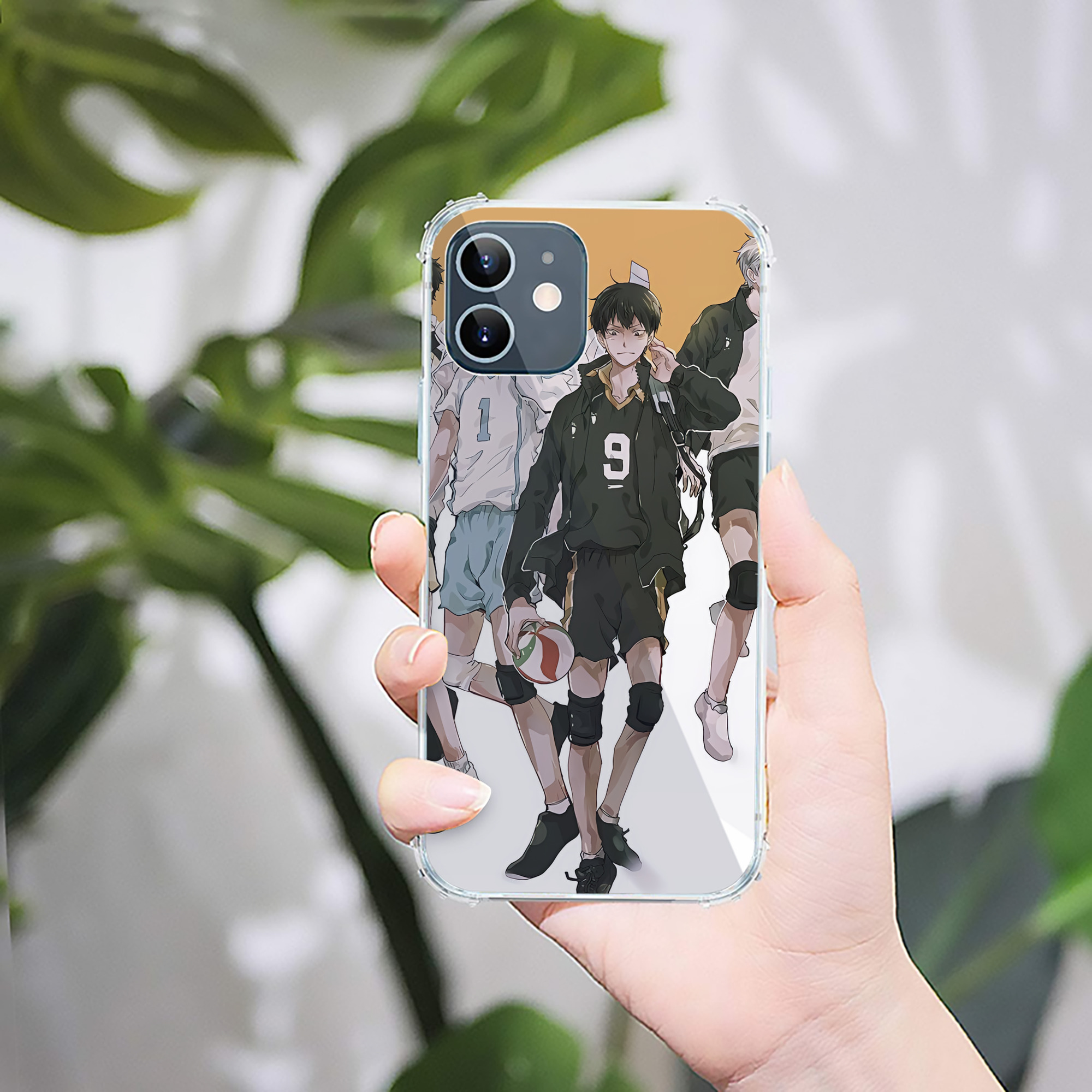 （画像用） ハイキュー!! Haikyu!! 【iPhone 12シリーズ対応】透明スマホケース（クリアソフトケース）
